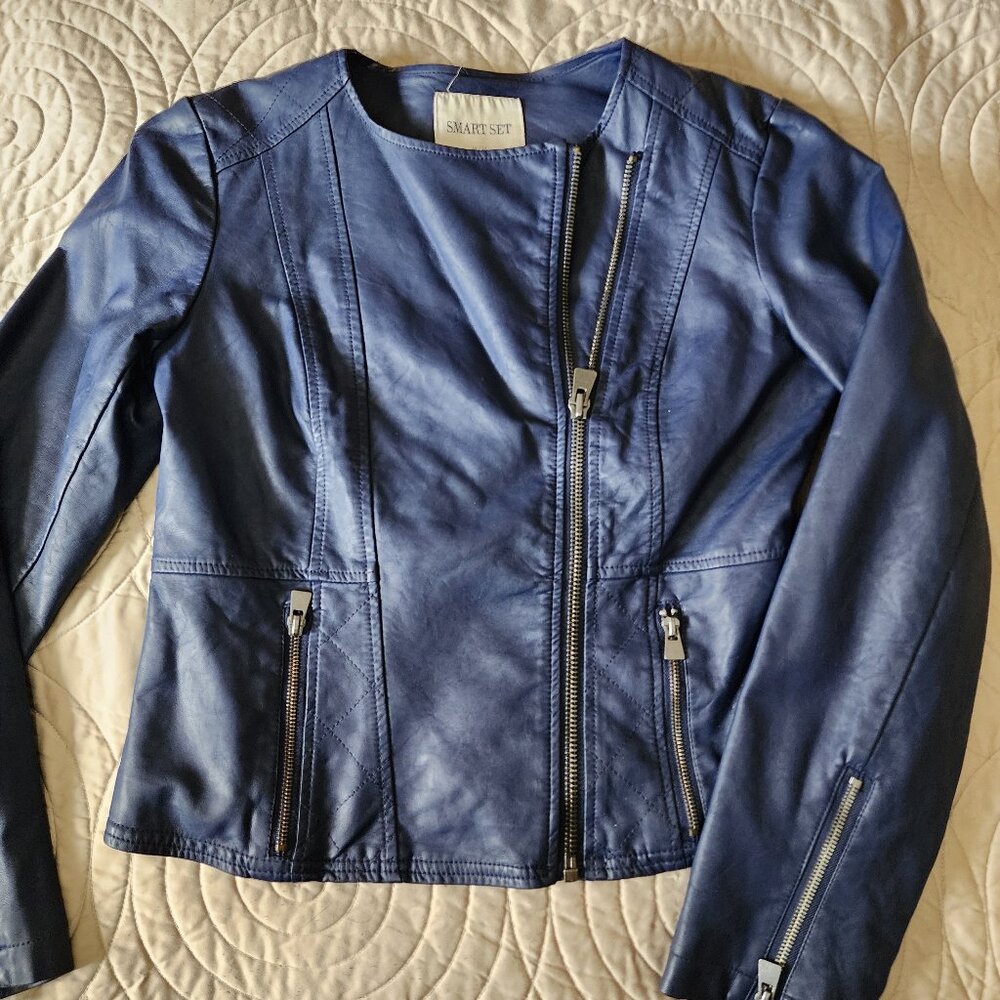 Vegan Leather Moto Jacket